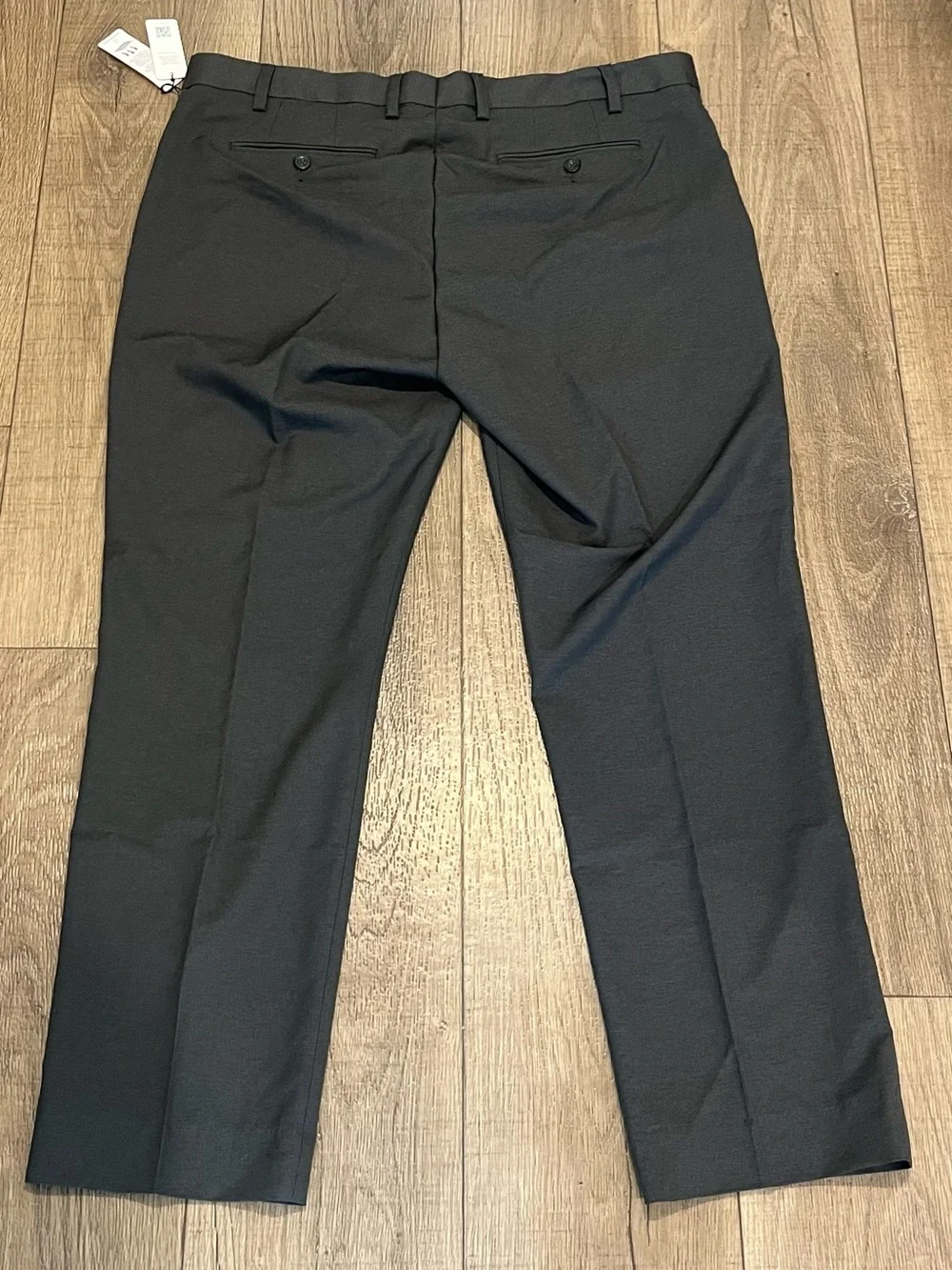 Turtleson Men’s Size 40 Dress Pants Performance Trousers Slacks Charcoal